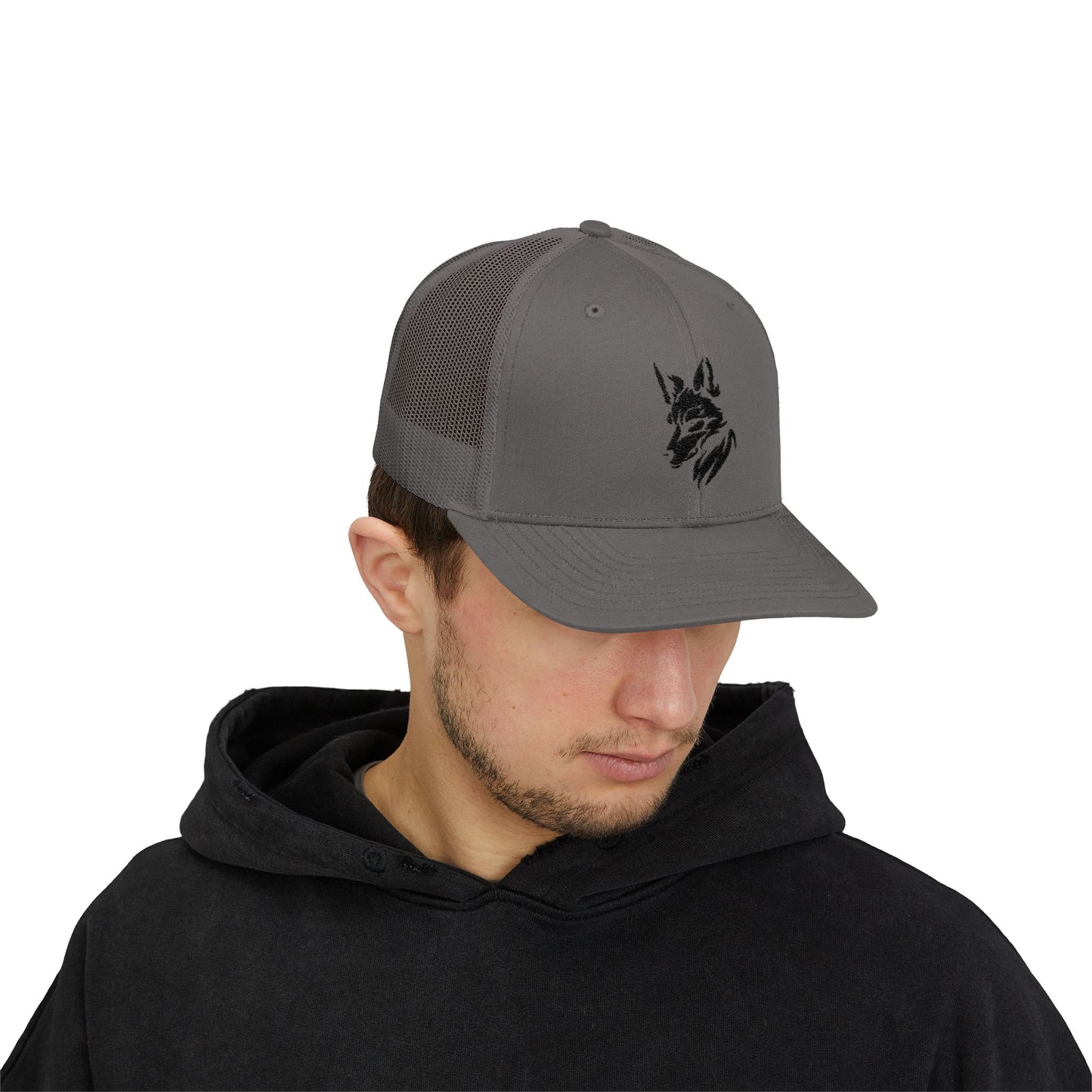 Black Coyote Small Bend Hat