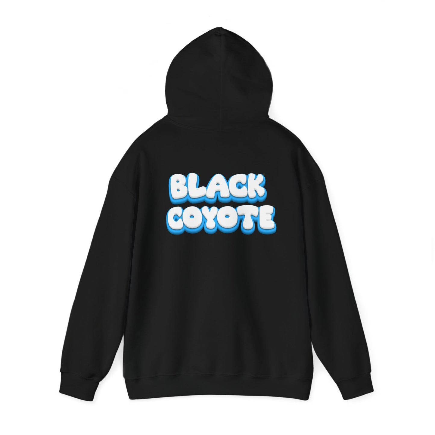 Black Coyote “bubble” hoodie