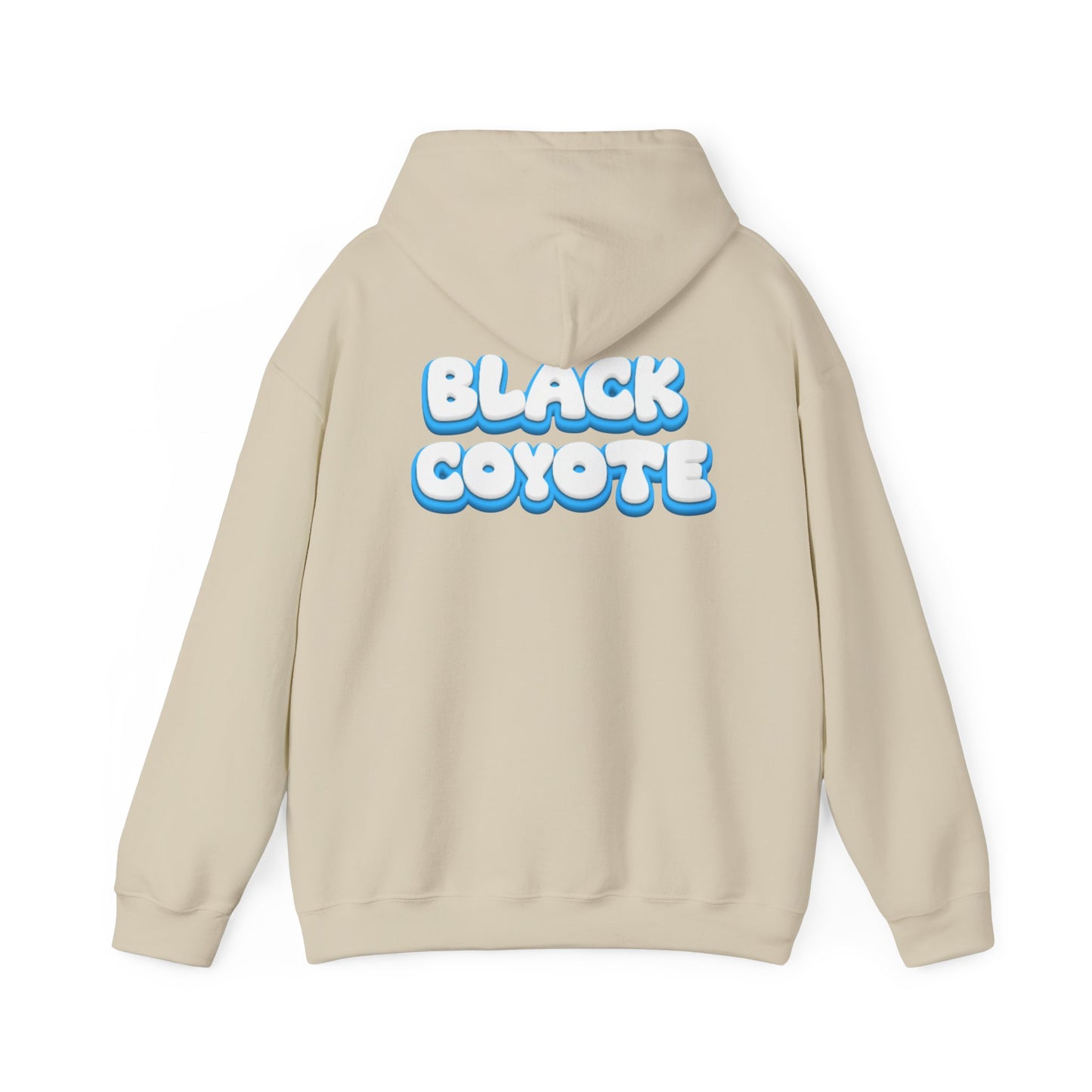 Black Coyote “bubble” hoodie