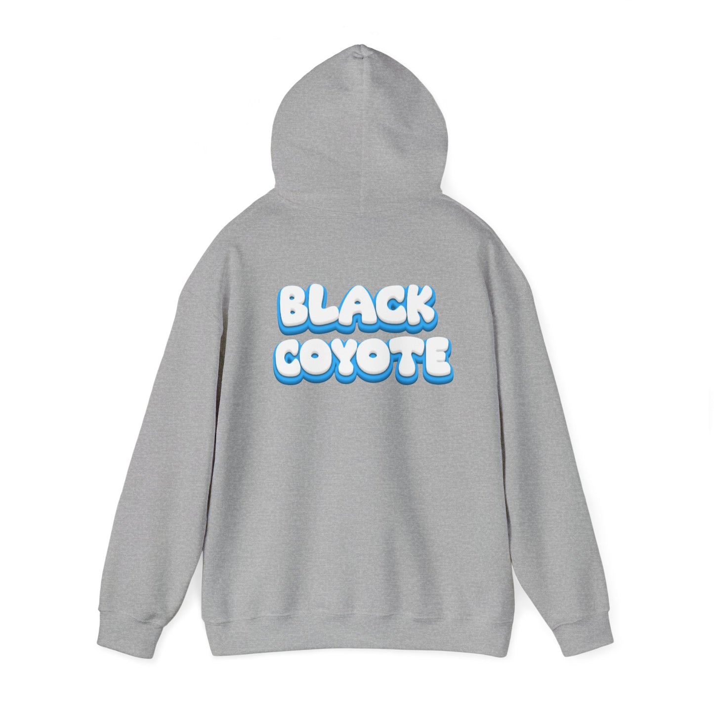 Black Coyote “bubble” hoodie