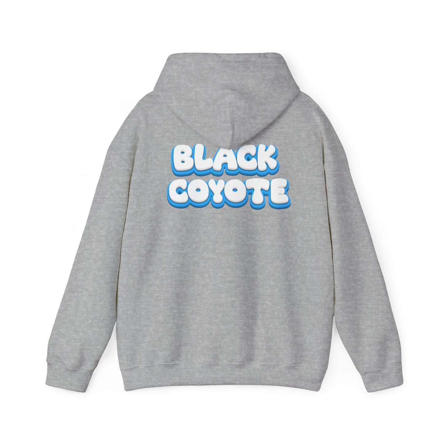 Black Coyote “bubble” hoodie