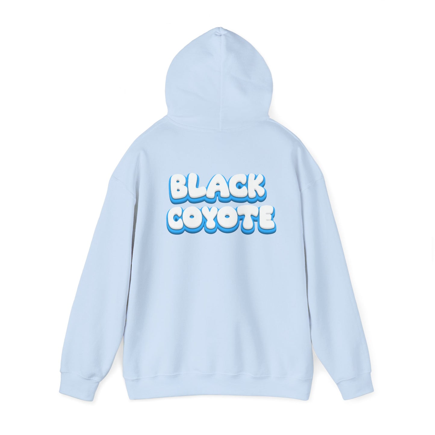 Black Coyote “bubble” hoodie