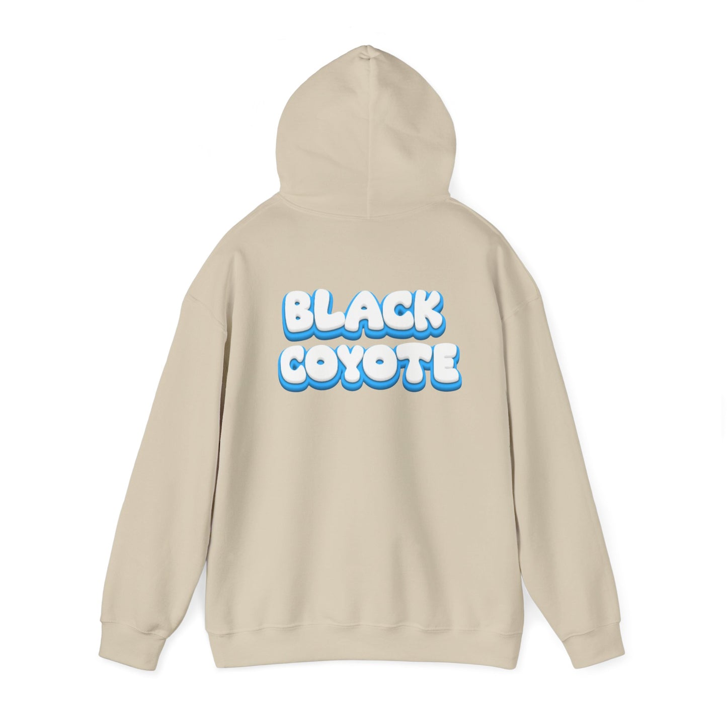 Black Coyote “bubble” hoodie