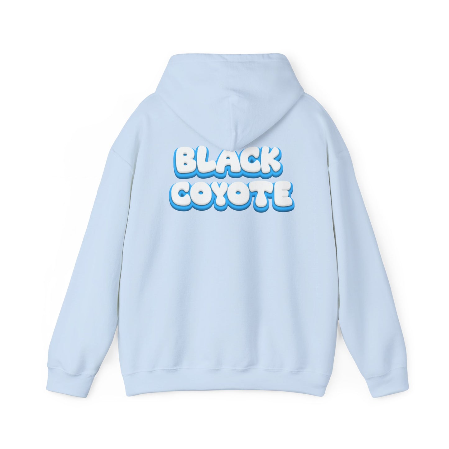 Black Coyote “bubble” hoodie